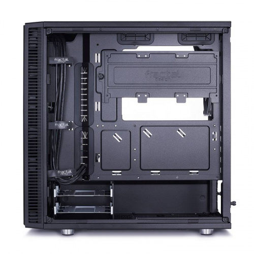 Корпус Fractal Design Define Mini C TG черный без БП mATX 5x120mm 4x140mm 2xUSB3.0 audio bott PSU фото 2