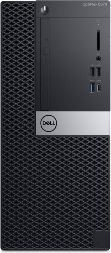 ПК Dell Optiplex 5070 MT i7 9700 (3)/8Gb/SSD256Gb/UHDG 630/DVDRW/Windows 10 Professional/GbitEth/260W/клавиатура/мышь/черный фото 3