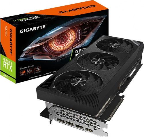 Видеокарта Gigabyte PCI-E 4.0 GV-N309TGAMING OC-24GD NVIDIA GeForce RTX 3090TI 24576Mb 384 GDDR6X 1905/21000 HDMIx1 DPx3 HDCP Ret фото 2