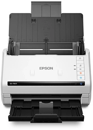 Сканер протяжный Epson WorkForce DS-770II (B11B262401/501) A4 белый/черный Сканер протяжный Epson WorkForce DS-770II (B11B262401/501) A4 белый/черный