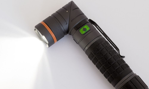 Фонарь ручной Яркий Луч Periscope UV черный/оранжевый 5Вт лам.:светодиод. CR18650x1 фото 3