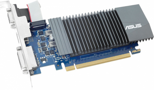 Видеокарта Asus PCI-E GT730-SL-2GD5-BRK-E NVIDIA GeForce GT 730 2048Mb 64 GDDR5 706/5010 DVIx1 HDMIx1 CRTx1 HDCP Ret фото 2