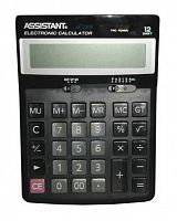 Калькулятор настольный Assistant черный 12-разр.