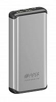 Мобильный аккумулятор Hiper MS20000 Silver 20000mAh 2.4A 4xUSB серебристый