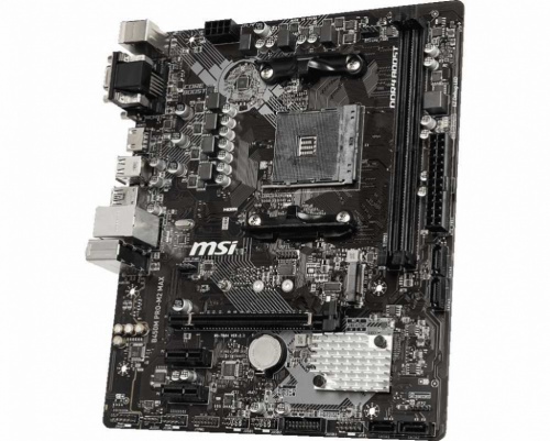 Материнская плата MSI B450M PRO-M2 MAX Soc-AM4 AMD B450 2xDDR4 mATX AC`97 8ch(7.1) GbLAN RAID+VGA+DVI+HDMI фото 4