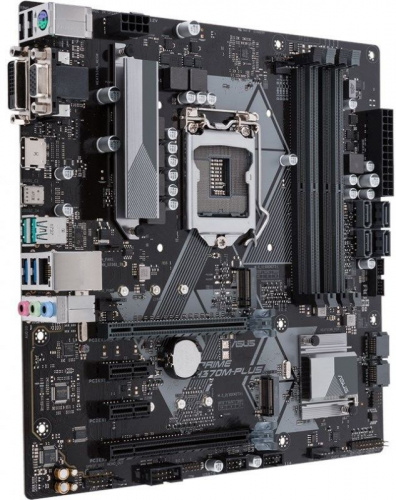 Материнская плата Asus PRIME H370M-PLUS Soc-1151v2 Intel H370 4xDDR4 mATX AC`97 8ch(7.1) GbLAN RAID+VGA+DVI+HDMI фото 5
