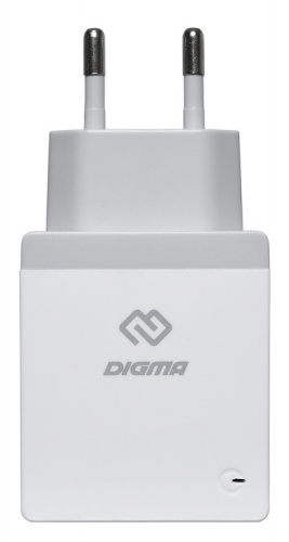 Сетевое зар./устр. Digma DGWC-1U-2.1A-WG 10.5W 2.1A USB универсальное белый фото 3