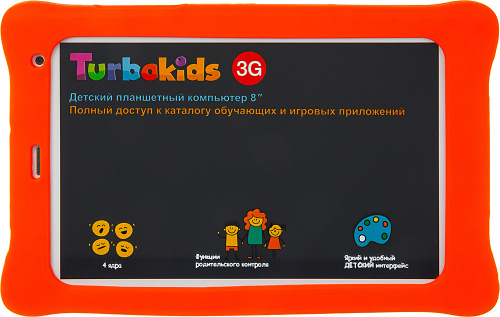 Планшет Turbo TurboKids 3G MT8321 (1.3) 4C/RAM1Gb/ROM16Gb 8" IPS 1280x800/3G/Android 8.1/зеленый/5Mpix/2Mpix/BT/GPS/WiFi/Touch/microSD 32Gb/minUSB/5000mAh фото 7