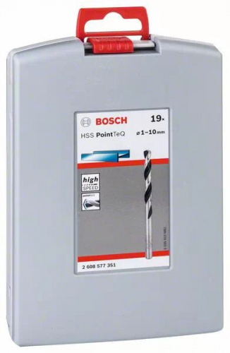 Набор сверл Bosch PointTeQ (2608577351) по металлу (19пред.) для дрелей фото 2