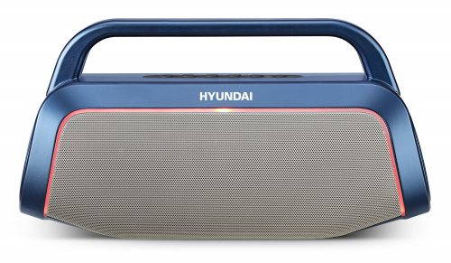 Колонка порт. Hyundai H-PAC580 синий 10W 1.0 BT/3.5Jack/USB 10м 3000mAh фото 2