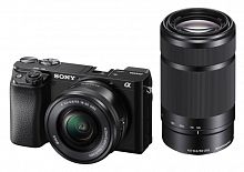 Фотоаппарат Sony Alpha A6100Y черный 24.2Mpix 2.95" 4K WiFi 16-50 мм 55-210 мм NP-FW50