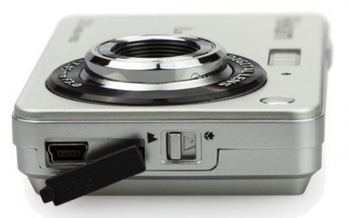Фотоаппарат Rekam iLook S990i серебристый 21Mpix 2.7" 720p SDHC/MMC CMOS IS el/Li-Ion фото 3
