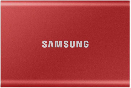 Накопитель SSD Samsung USB-C 2TB MU-PC2T0R/WW T7 1.8" красный