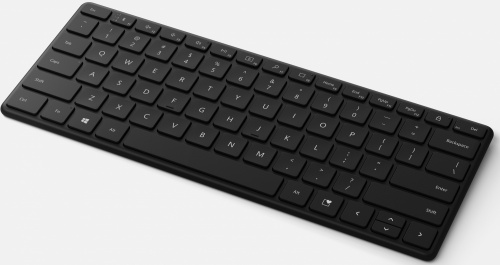 Клавиатура Microsoft Designer Compact Keyboard черный USB беспроводная BT slim фото 2