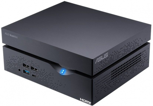 Неттоп Asus VivoMini VC66D-B5016Z i5 7400 (3)/8Gb/1Tb 5.4k/HDG630/Windows 10 64/GbitEth/WiFi/BT/120W/черный фото 2