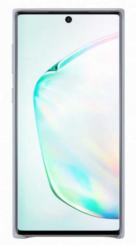 Чехол (клип-кейс) Samsung для Samsung Galaxy Note 10 Leather Cover серый (EF-VN970LJEGRU) фото 2