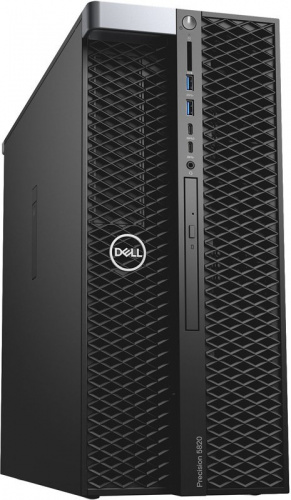 ПК Dell Precision T5820 MT Xeon W-2102 (2.9)/8Gb/1Tb 7.2k/DVDRW/Windows 10 Professional 64/GbitEth/950W/клавиатура/мышь/черный фото 2