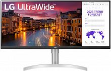 Монитор LG 34" UltraWide 34WN650 белый IPS LED 21:9 HDMI M/M матовая HAS 500cd 178гр/178гр 2560x1080 DisplayPort WQHD 7.7кг