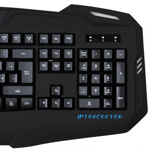Клавиатура Oklick 730G INTERCEPTOR черный USB Multimedia for gamer LED фото 8