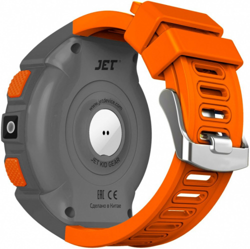 Смарт-часы Jet Kid Gear 50мм 1.44" TFT серый (GEAR ORANGE+GREY) фото 3