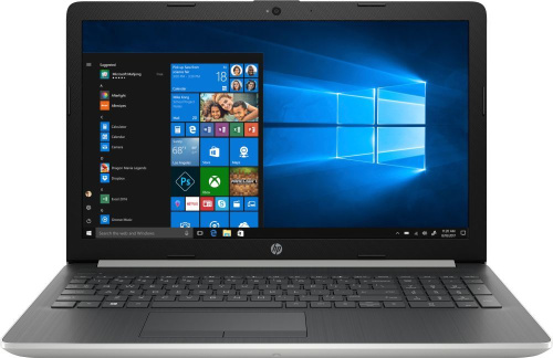 Ноутбук HP 15-da0121ur Core i5 8250U/8Gb/1Tb/SSD128Gb/nVidia GeForce Mx130 4Gb/15.6"/UWVA/FHD (1920x1080)/Windows 10 64/silver/WiFi/BT/Cam