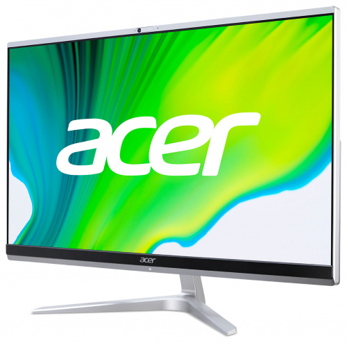 Моноблок Acer Aspire C24-1651 23.8" Full HD Touch i7 1165G7 (2.8) 16Gb 1Tb 5.4k SSD512Gb MX450 2Gb CR Eshell GbitEth WiFi BT 135W клавиатура мышь Cam серебристый 1920x1080 фото 3
