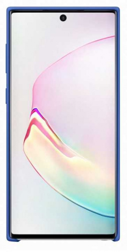 Чехол (клип-кейс) Samsung для Samsung Galaxy Note 10 Silicone Cover синий (EF-PN970TLEGRU) фото 2
