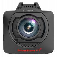 Видеорегистратор Silverstone F1 Hybrid mini pro черный 4Mpix 1296x2304 1296p 170гр. GPS внутренняя память:1Gb Ambarella A12A35