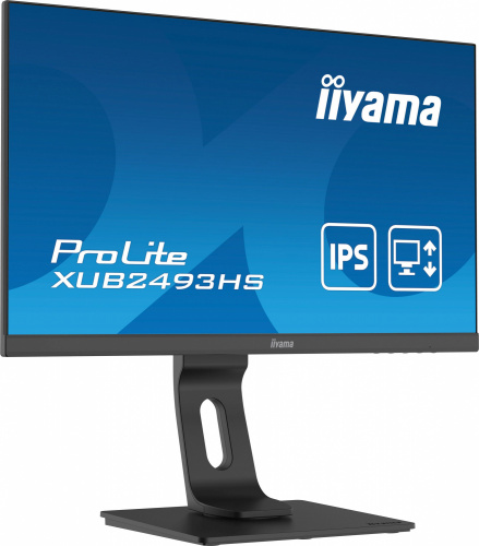 Монитор Iiyama 23.8" ProLite XUB2493HS-B4 черный IPS LED 16:9 HDMI M/M матовая HAS Pivot 250cd 178гр/178гр 1920x1080 D-Sub DisplayPort FHD 5.7кг фото 4
