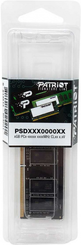 Память DDR4 8Gb 2133MHz Patriot PSD48G21332S RTL PC3-17000 CL15 SO-DIMM 260-pin 1.2В фото 5