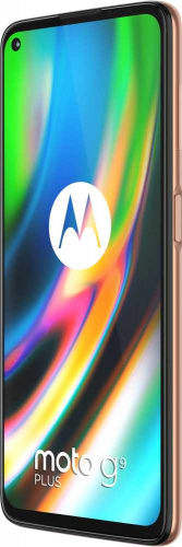 Смартфон Motorola XT2087-2 G9 Plus 128Gb 4Gb золотистый моноблок 3G 4G 2Sim 6.8" 1080x2400 Android 10 64Mpix 802.11 a/b/g/n/ac NFC GPS GSM900/1800 GSM1900 MP3 A-GPS microSD max512Gb фото 3