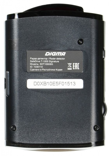 Радар-детектор Digma SafeDrive T-1000 Signature GPS приемник черный фото 6