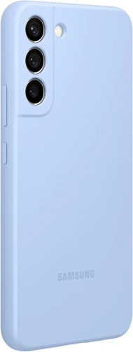 Чехол (клип-кейс) Samsung для Samsung Galaxy S22+ Silicone Cover голубой (EF-PS906TLEGRU) фото 5