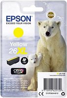 Картридж струйный Epson T2634 C13T26344012 желтый (700стр.) (8.7мл) для Epson XP-600/700/800