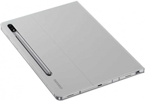 Чехол Samsung для Samsung Galaxy Tab S7 Book Cover полиуретан серый (EF-BT870PJEGRU) фото 4
