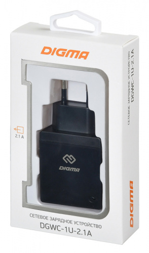 Сетевое зар./устр. Digma DGWC-1U-2.1A-BK 10.5W 2.1A USB-A универсальное черный фото 6