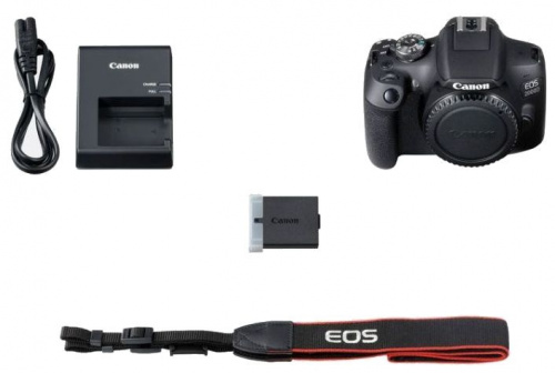 Зеркальный Фотоаппарат Canon EOS 2000D черный 24.1Mpix 18-55mm f/3.5-5.6 III 3" 1080p Full HD SDXC Li-ion (с объективом) фото 6