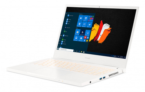 Ноутбук Acer ConceptD 3 Pro CN314-72P-76HL Core i7 10750H 16Gb SSD1Tb NVIDIA GeForce T1000 4Gb 14" IPS FHD (1920x1080) Windows 10 Professional white WiFi BT Cam фото 3