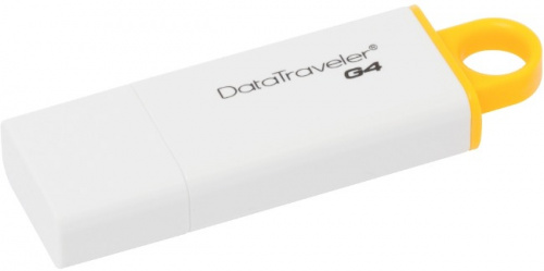 Флеш Диск Kingston 64Gb DataTraveler G4 DTIG4/64GB USB3.0 белый/фиолетовый