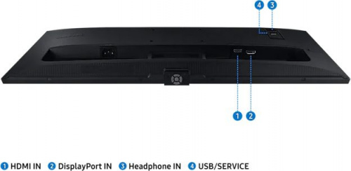 Монитор Samsung 24" (60.96см) S27A700NWI черный IPS LED 5ms 16:9 HDMI матовая 300cd 178гр/178гр 3840x2160 DisplayPort Ultra HD 5.5кг фото 2