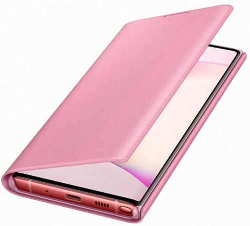 Чехол (флип-кейс) Samsung для Samsung Galaxy Note 10 LED View Cover розовый (EF-NN970PPEGRU) фото 4