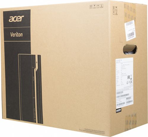 ПК Acer Veriton ES2710G MT i5 7400 (3)/8Gb/SSD128Gb/HDG630/Free DOS/GbitEth/220W/черный фото 2