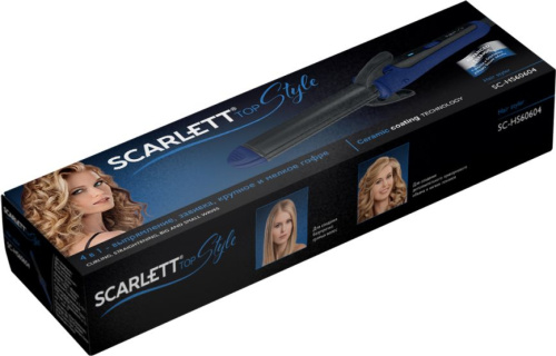 Щипцы Scarlett SC-HS60604 50Вт покрытие:керамическое синий фото 3
