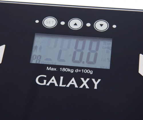 Весы напольные электронные Galaxy GL 4850 макс.180кг черный фото 4