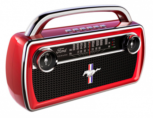 Аудиомагнитола ION Audio Mustang Stereo красный 25Вт/FM(dig)/USB/BT фото 2