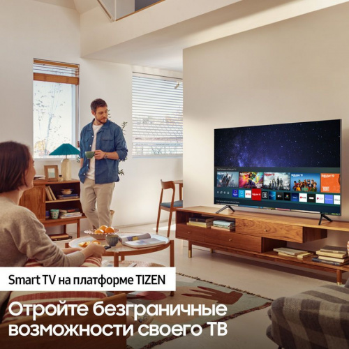 Телевизор LED Samsung 43" UE43AU7002UXRU Series 7 черный 4K Ultra HD 60Hz DVB-T2 DVB-C DVB-S2 WiFi Smart TV (RUS) фото 5