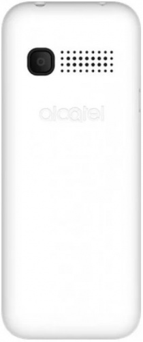 Мобильный телефон Alcatel 1066D белый моноблок 2Sim 1.8" 128x160 Thread-X 0.08Mpix GSM900/1800 GSM1900 MP3 FM microSD max32Gb фото 2