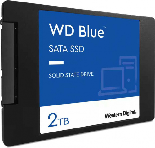 Накопитель SSD WD SATA III 2TB WDS200T2B0A Blue 2.5" фото 3
