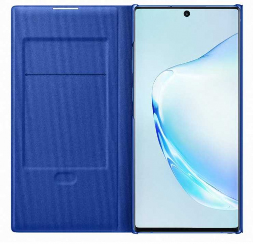 Чехол (флип-кейс) Samsung для Samsung Galaxy Note 10+ LED View Cover синий (EF-NN975PLEGRU) фото 3
