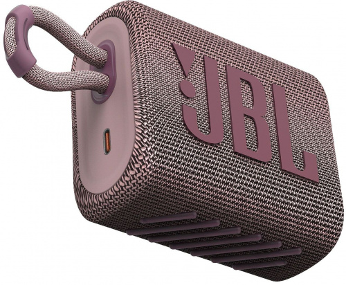 Колонка порт. JBL GO 3 розовый 4.2W 1.0 BT 10м (JBLGO3PINK) фото 6